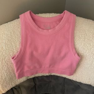 offline by aerie seamless high neck sports bra